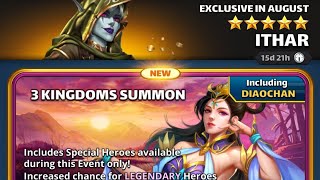 Empires & Puzzles: 3 Kingdoms Summon - 59 pulls - chasing Erlang