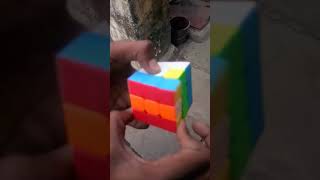 how to solve cube with magic trick in two moves #cube #short #viralvideo