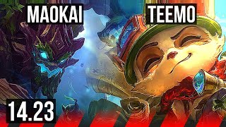 MAOKAI vs TEEMO (TOP) | 6/1/6, Dominating | KR Grandmaster | 14.23