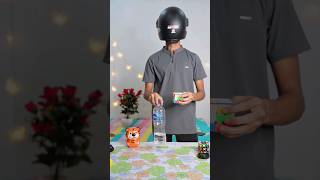 New World Record 🌎 Blindfold Cube Solve With Bottle Flip Challenge 🗿 #shorts #rubikscube