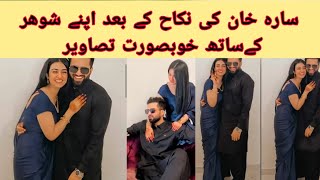 Sarah khan and falak shabir new video after nikah| sarah khan looks beautiful in sareeh| hashu shah