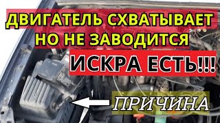 МАШИНА СХВАТЫВАЕТ НО НЕ ЗАВОДИТСЯ. ДВИГАТЕЛЬ НЕ ЗАВОДИТСЯ. ДВИГАТЕЛЬ  ЗАВОДИТСЯ И СРАЗУ ГЛОХНЕТ