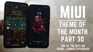 Miui 11 best theme of the month part 30 / best ios theme / huawei experience / hindi