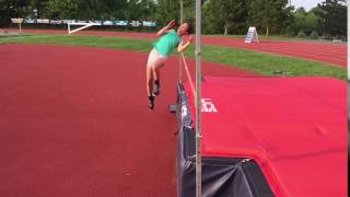 Sam high jump practice may