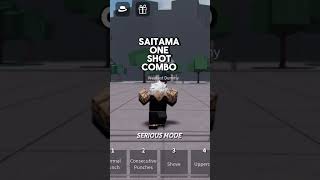 Saitama one shot combo#thestrongestbattlegrounds #saitama #saitamabattlegrounds