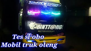 tes lampu strobo buat kaca depan truk dan bus  12v/24v