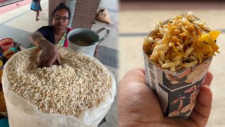 Hard Working Aunty Making Delicious Jhal Muri at Railway station | Indian Street Food