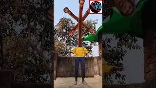 My head is converting into helicopte🚁 & I am flying in the sky|VFX video create#short#head#omvfx 🚁🚁🚁