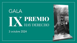 Gala del IX Premio Hay Derecho | Premiados: Societat Civil Catalana, Celia Carbonell y Joan Llinares