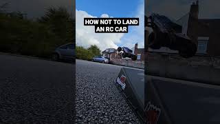 how NOT to land an rc car #rc #rccar #rccars #bash #rcbash #rcjump #rcjumps