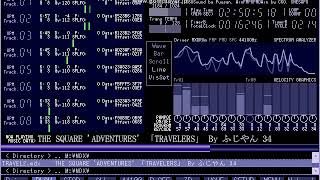 X68000 MDX FM音源 THE SQUARE［ADVENTURES］より「TRAVELERS」