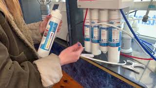 How to REPLACE the ALKALISER FILTER on a RO4000