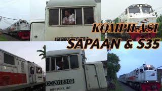 [ Kompilasi ] sapaan dan S35 dari masinis dan asisten  .  ( PART 1 )