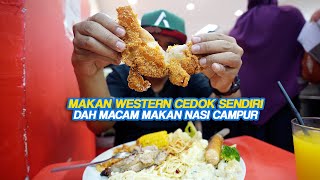 Kedai JUAL MAKANAN WESTERN TERSOROK Di Tengah BANDARAYA KL