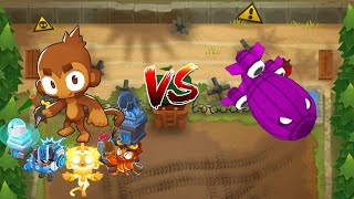 God Boosted Dart Monkey vs Round 100 BTD6