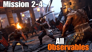 For Honor - Mission 2-4 - All Observables