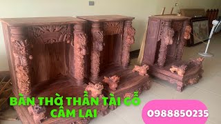 Bàn Thờ Thần Tài Thổ Địa & Cách Đặt Đúng Vị Trí Thần Tài Thổ Địa | Đồ Gỗ Tuấn Anh