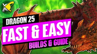 EASY DRAGON 25 SPEED RUN!! | Champion Builds & Guide | RAID: Shadow Legends