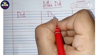 Formation of Letter Dd | Letter Dd |writing letter Dd in four line book| TEACHERS World of WONDERzzz