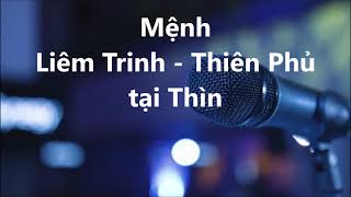 Mệnh Liêm Trinh Thiên Phủ tại Thìn