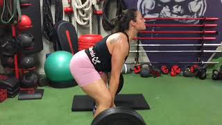 {Quads/Glutes} BB Sumo Deadlifts