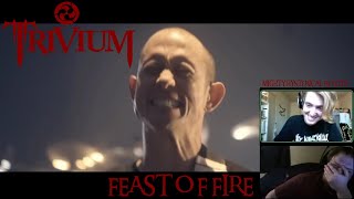 SORRY FOR THE BALD JOKES MATT | Trivium - Feast of Fire (REACTION)