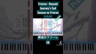 Frieren: Beyond Journey's End (Sousou no Frieren) ED | milet - 「 Anytime Anywhere 」 #pianotutorial