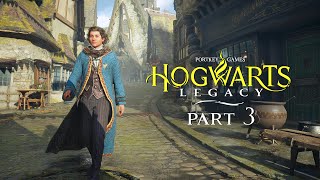 Fighting Goblins, Exploring & Learning New Spells - HOGWARTS LEGACY let's play [PS5, 1440p]