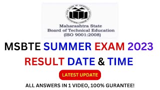 MBSTE SUMMER EXAM 2023 RESULT DATE & TIME | MSBTE EXAM RESULT LATEST UPDATE | TOUR2TECH