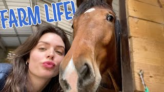 DAY IN MY LIFE AT THE FARM! Part 1