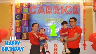 Carrick's 1st Birthday Celebration | Mommyland Journey