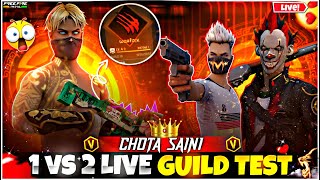 FREE FIRE LIVE GUILD TESTING |  FF LIVE GUILD TEST #freefirelive #totalgaming