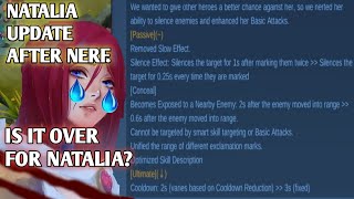 NATALIA UPDATE AFTER NERF. IS IT OVER FOR NATALIA??? MUST WATCH, | TOP GLOBAL NATALIA GAMEPLAY |MLBB