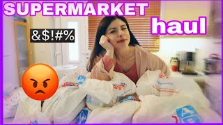 ΘΥΜΩΜΕΝΟ SUPERMARKET HAUL! 😡 gri_cat_