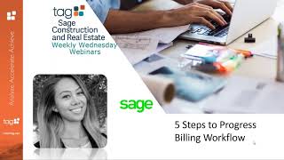 Learn Progress Billing in 5 Steps with Sage 100 Contractor