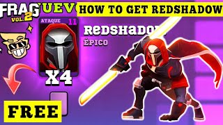 🔥HOW TO GET "REDSHADOW" 🎯 FREE  #FRAG PRO SHOOTER