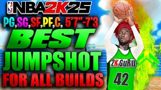 BEST JUMPSHOTS FOR ALL BUILDS & 3 PT Ratings IN NBA 2K25