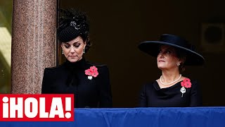 La emoción de Kate Middleton en el Día del Recuerdo: todas las imágenes