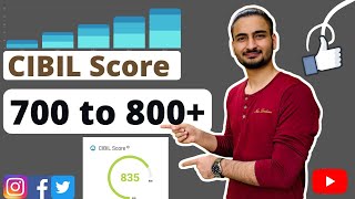 CIBIL score | How to increase | How i reached from 720 to 800 in 6 months | Hindi | TecHub