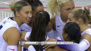 Rice vs #23 TCU | NCAA Women Volleyball 09/21/2024