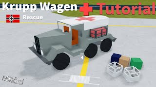 Rescue German KruppWagen Tutorial Roblox Plane Crazy