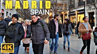 4K MADRID WALKING TOUR 2023..BANCO DE ESPAÑA TO OPERA.