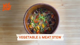 The best recipe for a delicious one-pot vegetable and meat stew 😋😋