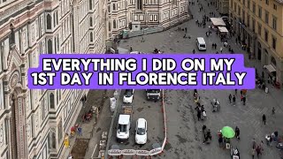 First Day in Florence, Italy Itinerary