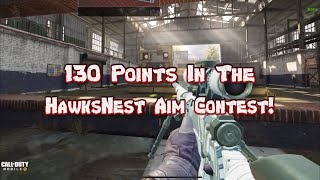 [SNIPER] 130 Points In The HawksNest Aim Contest! #HawksAim