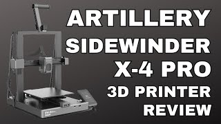 Artillery Sidewinder Pro X4 REVIEW and First Look- FAST 3D Printer!