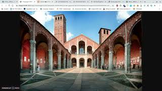 la basilica di Sant'Ambrogio a Milano