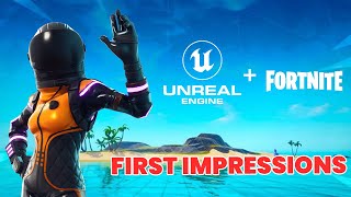 Trying Out The New Unreal Editor For Fortnite