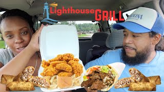 Best Fried Chicken in Rocky Mount NC \\ Lighthouse Grill #foodreview #mukbang