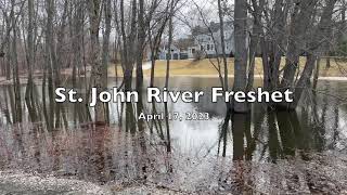 St  John River Freshet 2023